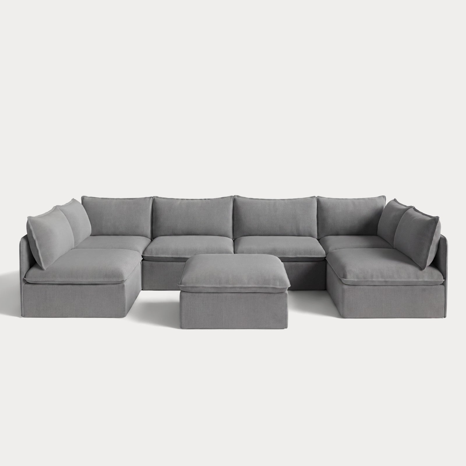 ch_front-view_6-seater-open-ends-u-sectional-ottoman-stone-gray