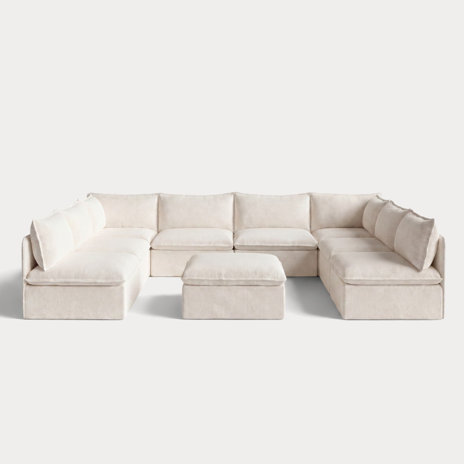 ch_front-view_8-seater-open-ends-u-sectional-ottoman-creme