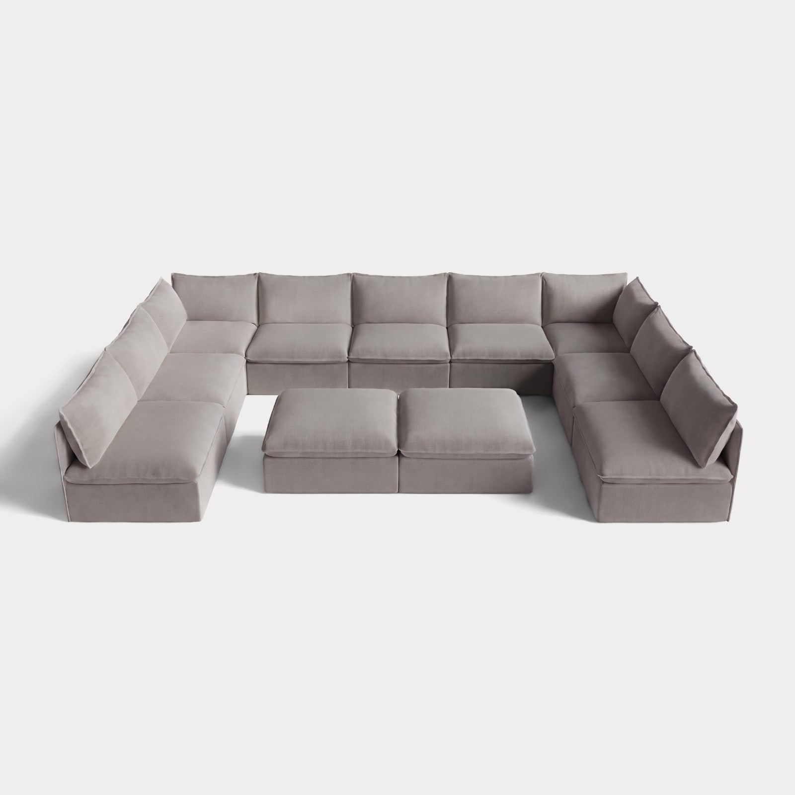 ch_front-view_9-seater-open-ends-u-sectional-bench-ottoman-haze-gray
