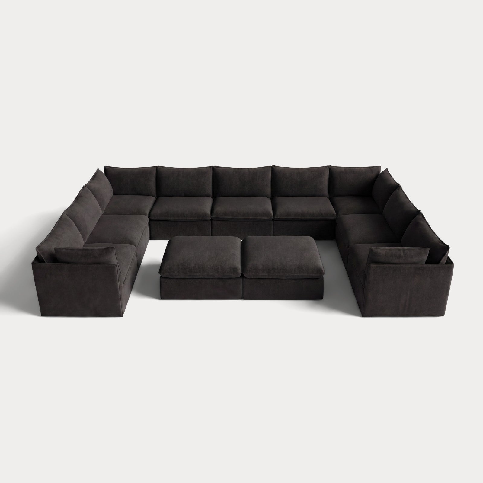 ch_front-view_9-seater-u-sectional-bench-ottoman-charcoal